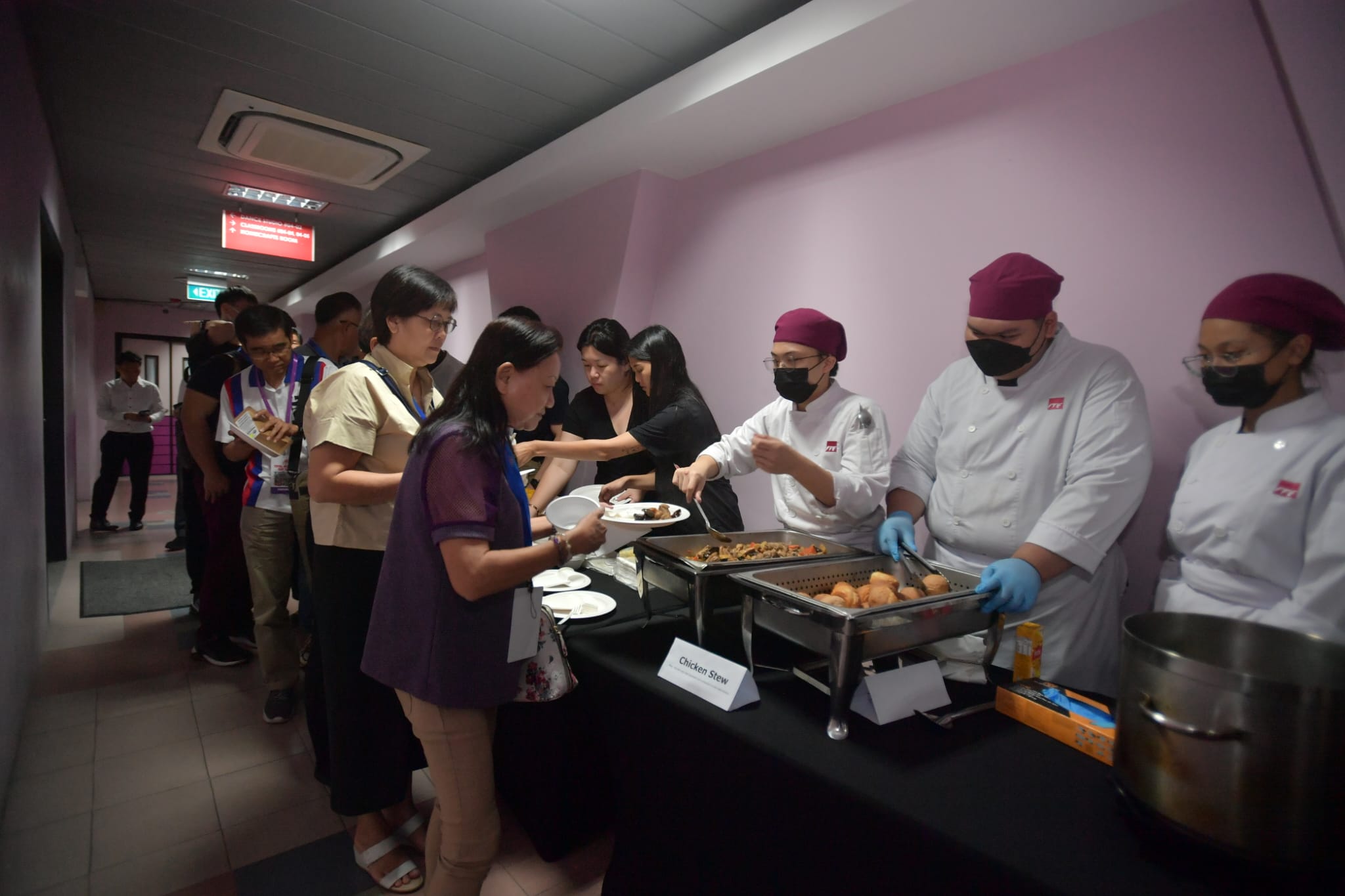 ITE students at table top exercise